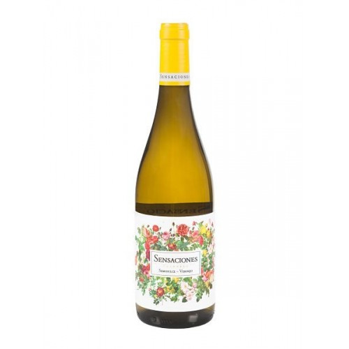 VINO SENSACIONES SEMI DULCE BLANCO BOTELLA 75 CL CAJA 6 UNIDADES